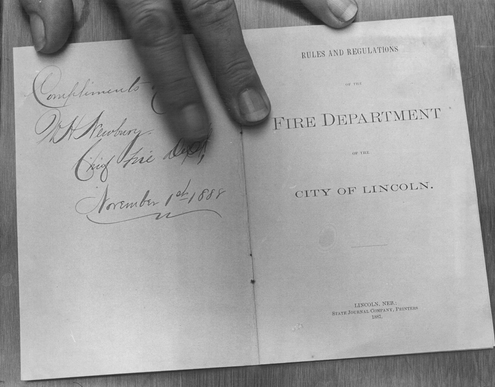 1887 Rules and Regulations